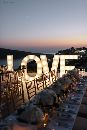 Canaves Oia Weddings - Veranda Restaurant - Sunday Suites