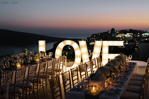Canaves Oia Weddings - Veranda Restaurant - Sunday Suites