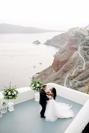 Canaves Oia Weddings - Panorama Balcony