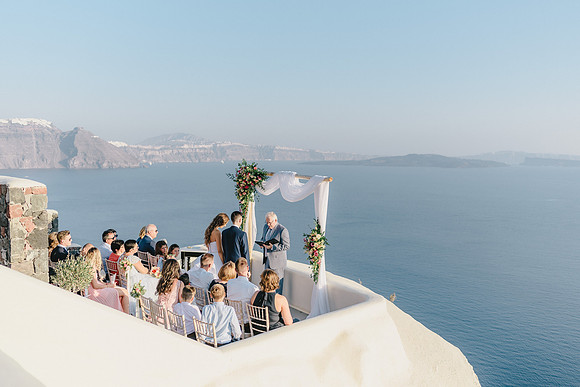Canaves Oia Weddings - Panorama Balcony