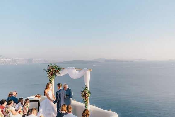 Canaves Oia Weddings - Panorama Balcony