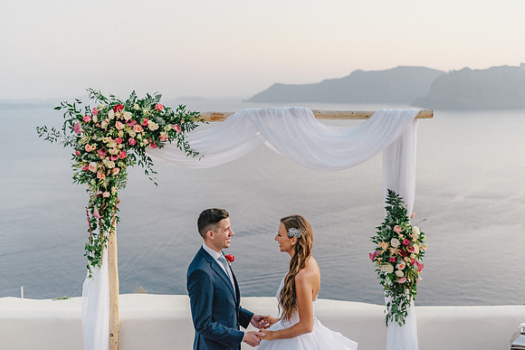 Canaves Oia Weddings - Panorama Balcony