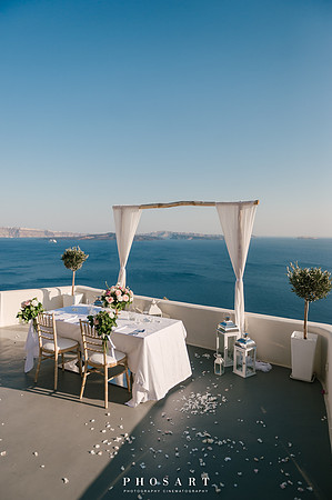 Canaves Oia Weddings - Panorama Balcony