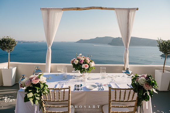 Canaves Oia Weddings - Panorama Balcony