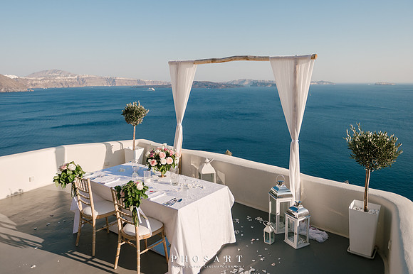 Canaves Oia Weddings - Panorama Balcony