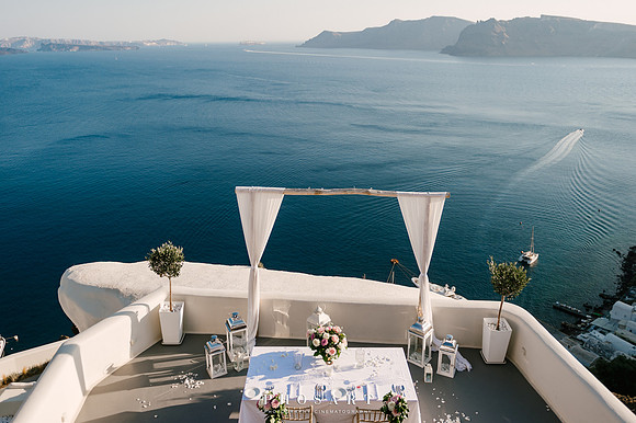 Canaves Oia Weddings - Panorama Balcony