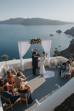Canaves Oia Weddings - Panorama Balcony
