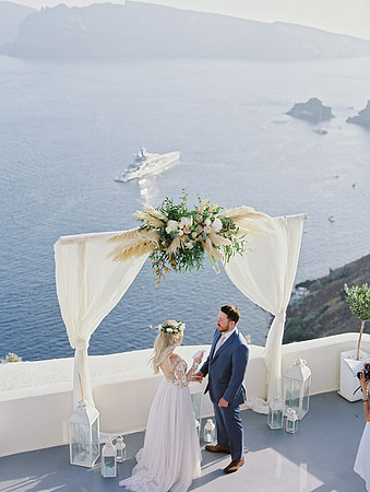 Canaves Oia Weddings - Panorama Balcony