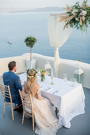 Canaves Oia Weddings - Panorama Balcony
