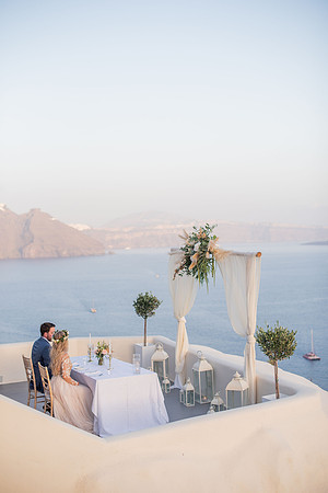 Canaves Oia Weddings - Panorama Balcony