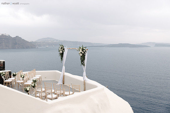 Canaves Oia Weddings - Panorama Balcony