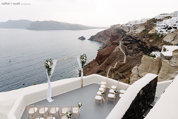 Canaves Oia Weddings - Panorama Balcony