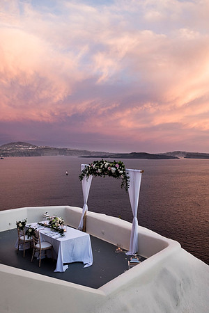 Canaves Oia Weddings - Panorama Balcony