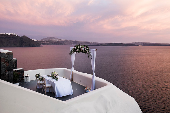 Canaves Oia Weddings - Panorama Balcony