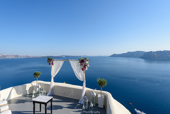 Canaves Oia Weddings - Panorama Balcony