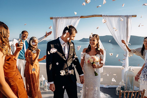 Canaves Oia Weddings - Panorama Balcony