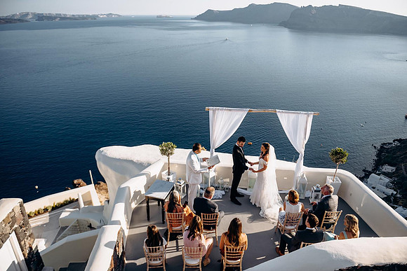 Canaves Oia Weddings - Panorama Balcony